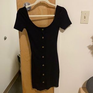 H&M Button-up Mini Dress